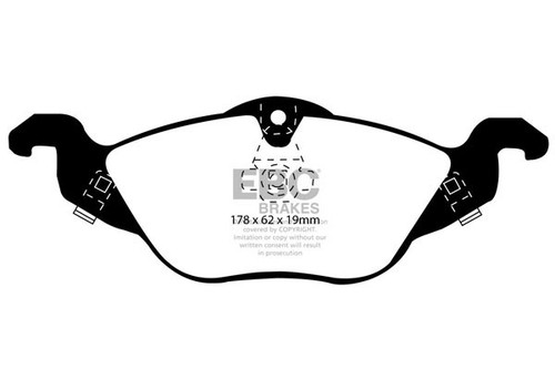 Ebc ultimax front brake pads - front,