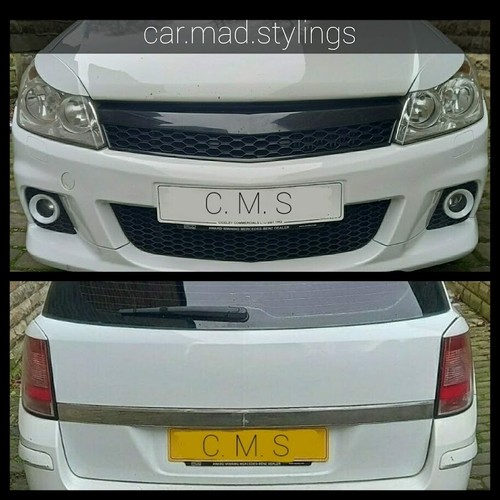 Front rear white - rear, plastic